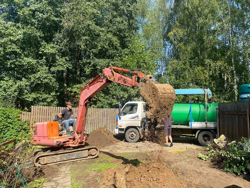 Монтаж газгольдера Спецгаз 6600 л в Красногорске под ключ с земляными работами